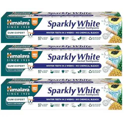 Die beste Himalaya-Zahncreme Himalaya Sparkly white herbal, 75 ml, 3 Pack 2026 Test Bestseller Himalaya-Zahncreme Himalaya Sparkly white herbal, 75 ml, 3 Pack