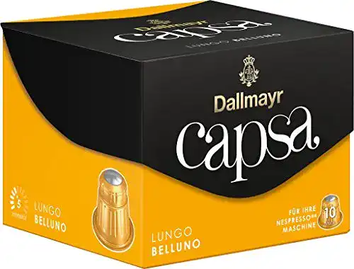 Kaffeekapseln Dallmayr Kaffee Capsa Lungo Belluno, 5 x 10 Kapseln