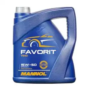 Motoröl-15W50 MANNOL 5 Liter Favorit 15W-50 API SL CF CF-4