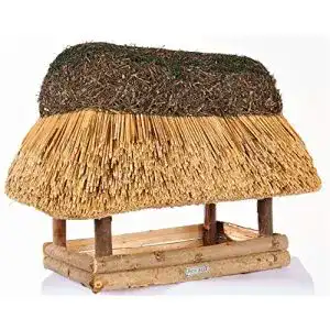Vogelhaus mit Reetdach Hiss Reet ® Vogelfutterhaus LÜNEBURG