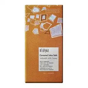 Vivani-Schokolade Vivani Bio Caramel Inka Salz, 10 x 80 g