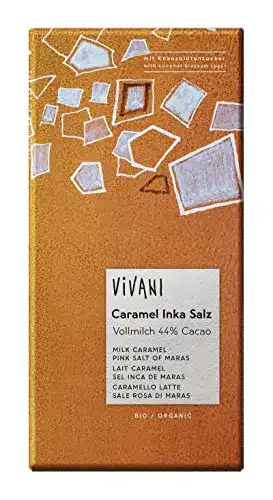 Vivani-Schokolade Vivani Bio Caramel Inka Salz, 10 x 80 g