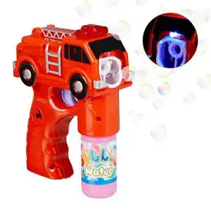 Seifenblasenpistole Relaxdays 10024935 LED Feuerwehr