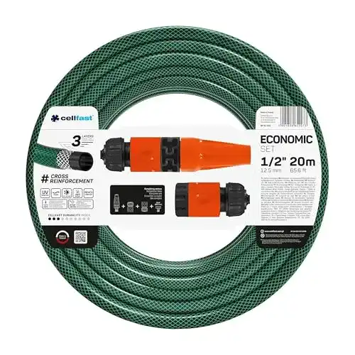 Gartenschlauch Cellfast 10-100V, grün, 1/2″-20m