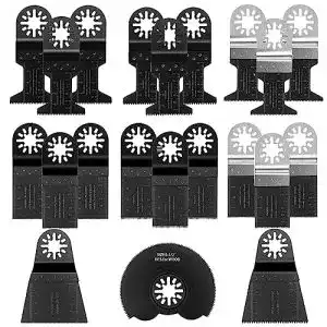 Multitool-Zubehör Preciva Sägeblätter Set, 21 tlg Sägeblätter Kit