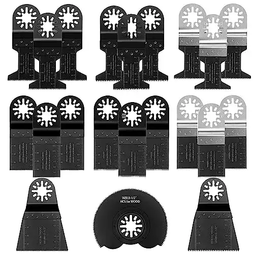 Die beste Multitool-Zubehör Preciva Sägeblätter Set, 21 tlg Sägeblätter Kit 2026 Test Bestseller Multitool-Zubehör Preciva Sägeblätter Set, 21 tlg Sägeblätter Kit