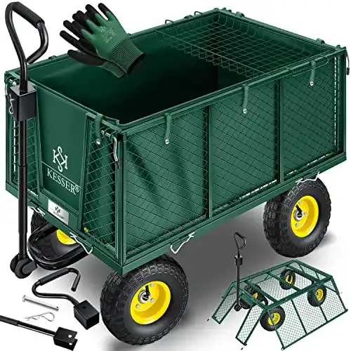 Gartenwagen KESSER ® Bollerwagen 550kg belastbar