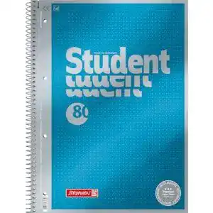 Collegeblock Brunnen 1067147 Dotted Premium Deckblatt, 5 Stück