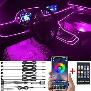 Ambientebeleuchtung Auto TABEN Kit 8 m