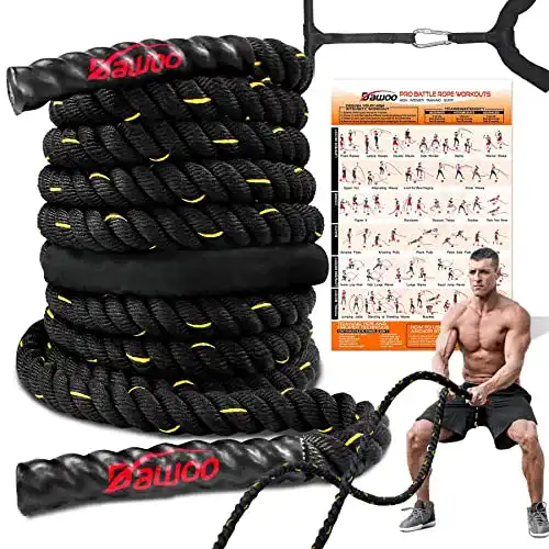 Battle-Rope DAWOO Battle Ropes, Trainingsseil,Schlachtseil