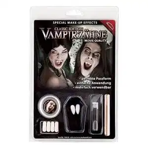 Vampirzähne Maskworld Vampir Zähne Deluxe-Set