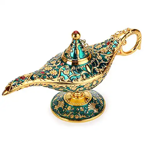 Wunderlampe BTSKY Klassische Luxuslampe im Aladdin-Design