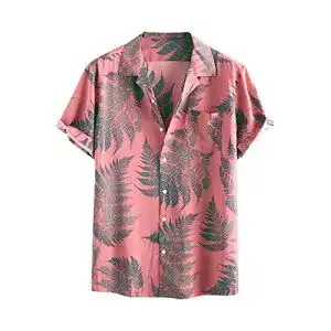 Hawaiihemd Gemijacka Herren Kurzarm Sommerhemd Hawaii