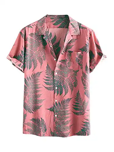 Hawaiihemd Gemijacka Herren Kurzarm Sommerhemd Hawaii