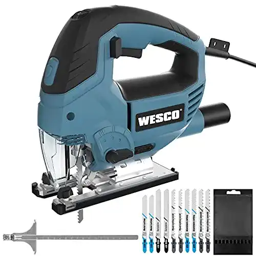 Günstige Stichsäge WESCO Stichsäge 850W, Elektro, LED