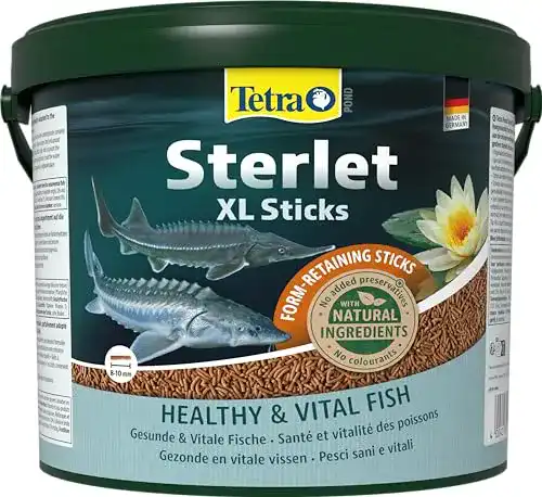 Störfutter Tetra Pond Sterlet XL Sticks – Futtersticks 5 L Eimer