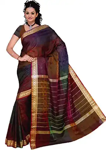 Sari Trendofindia Bollywood Kleid Regenbogen Bunt