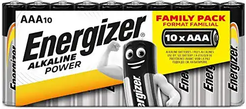 AAA-Batterie Energizer Batterie Alkaline Power AAA, LR03, 10er