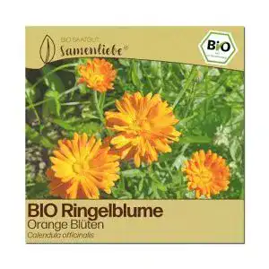 Ringelblumen-Samen Samenliebe BIO, alte Sorte Erfurter