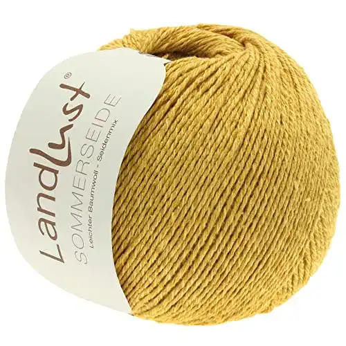 Landlust-Wolle Lana Grossa LandLust Sommerseide 18 Goldgelb