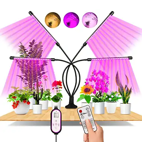 Die beste Pflanzenlampen EWEIMA Pflanzenlampe LED, 80 LEDs 4 Heads 2026 Test Bestseller Pflanzenlampen EWEIMA Pflanzenlampe LED, 80 LEDs 4 Heads