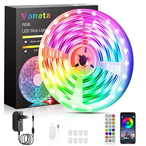 LED-Streifen 10m Voneta LED Strip 10M, RGB Smart Farbwechsel