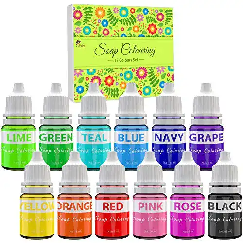 Seifenfarbe Limino Set 12 Farben Flüssig