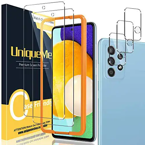 Samsung-Galaxy-A72-Panzerglas Unique Me, 2+3 Stück
