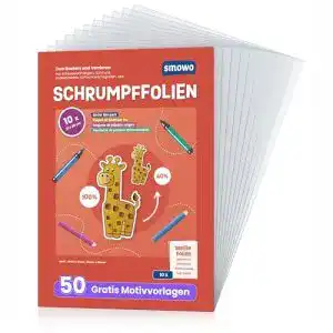 Schrumpffolie Smowo ® 10 Stück transparent A4