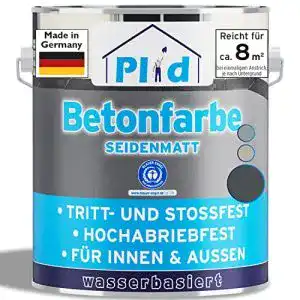 Betonfarbe Anthrazit plid ® Betonfarbe Innen & Außen Frostsicher