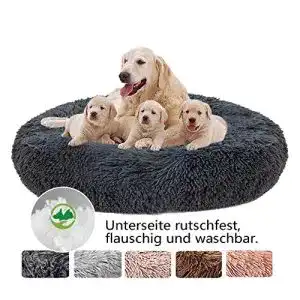 Hundebett-Donut Haoye Hundebett Grosse Hunde, waschbar