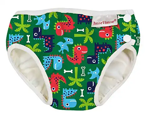 Schwimmwindeln Imsevimse, Schwimmwindel, Green Dino