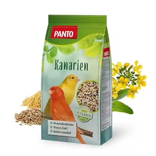 Kanarienfutter Panto Ziervogelfutter, 5 x 1 kg