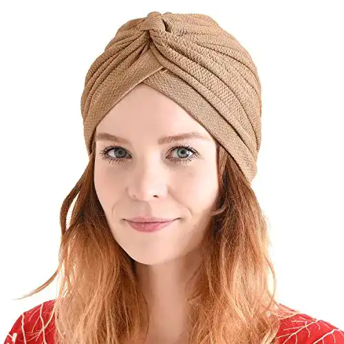 Turban CHARM Krepp Twist Unisex – Boho Kopftuch Arabische Sikh