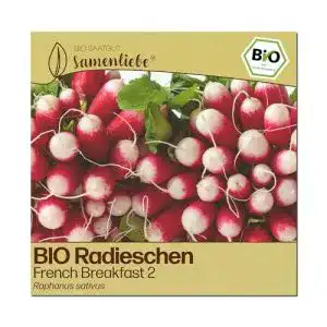 Radieschen-Samen Samenliebe BIO Sorte French Breakfast 2