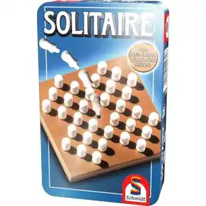 Solitär-Brettspiel Schmidt Spiele 51231 Solitaire BMM Metalldose