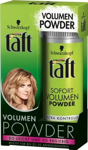 Haarpuder TAFT 3 Wetter Powder Volumen Sofort Powder, 2er
