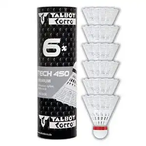 Badminton-Bälle Talbot Torro Talbot-Torro Tech 450 6er Dose