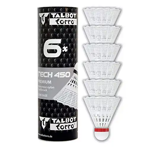 Badminton-Bälle Talbot Torro Talbot-Torro Tech 450 6er Dose