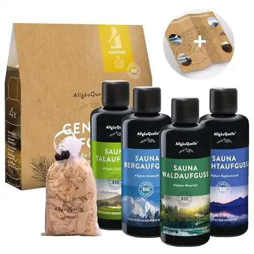 Saunaaufguss AllgäuQuelle Naturprodukte AllgäuQuelle -Set