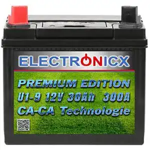 Rasentraktor-Batterie Electronicx U1(9) 30AH 300A (EN)