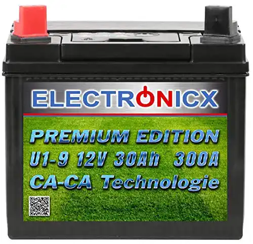 Rasentraktor-Batterie Electronicx U1(9) 30AH 300A (EN)