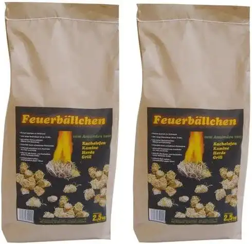 Holzwolle Feuerbällchen RaiffeisenWaren Kaminanzünder, 5 kg