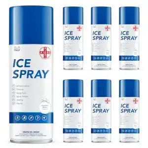 Eisspray AIESI ® Kältespray mit MENTHOL 400 ml Dose, 6 Stück