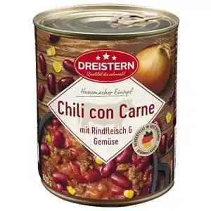Chili con Carne Dreistern mit Rindfleisch, Mais & Bohnen, 800 g