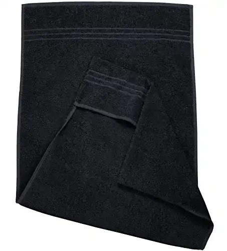 Sporthandtuch KTX7 Fitness-Handtuch / V.2 (Schwarz)