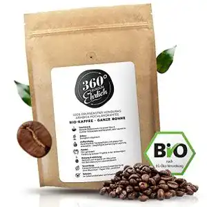 Kaffeebohnen 360° rundum ehrlich Premium Bio preisgekrönt