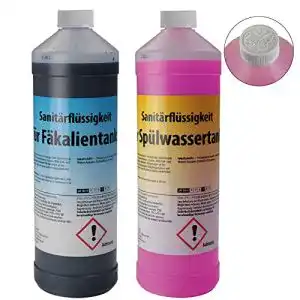 Abwassertank-Reiniger BB Sport Set 2 x 1 Liter Sanitärflüssigkeit