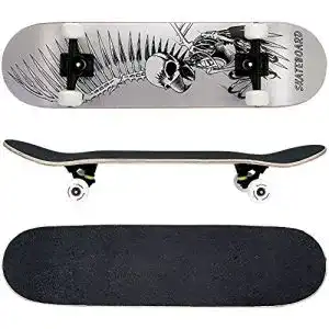 Skateboard FunTomia mit ABEC-9 Kugellager Rollenhärte 100A