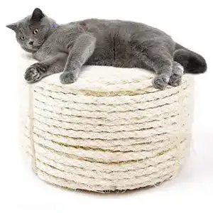 Sisalseil JSPYFITS Natürliches Sisal-Seil für Katzen, 7 mm, 30 m